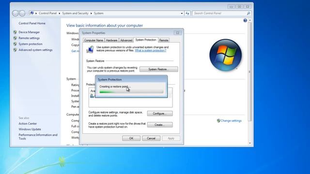 How To Create & Use System Restore شرح عمل نقطة استعادة للويندوز смотреть онлайн