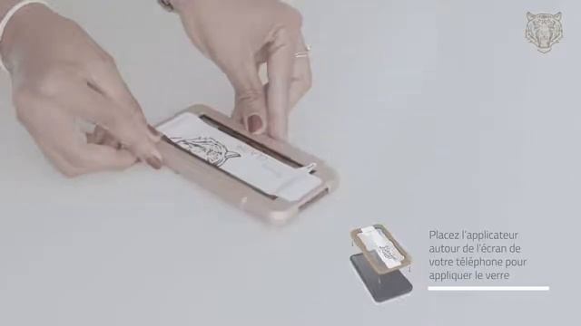 TIGERGLASS - Applicateur Film en Verre Trempé pour iPhone смотреть онлайн