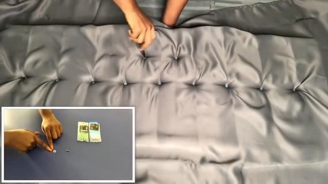 EASY NO SEW CRYSTAL TUFTED CORNICE| HOW TO| ROOM DECORATING IDEAS 2019 смотреть онлайн