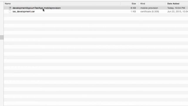 Appium Testers Perspective for creating an Development Provisioning Profile (Part 4) смотреть онлайн