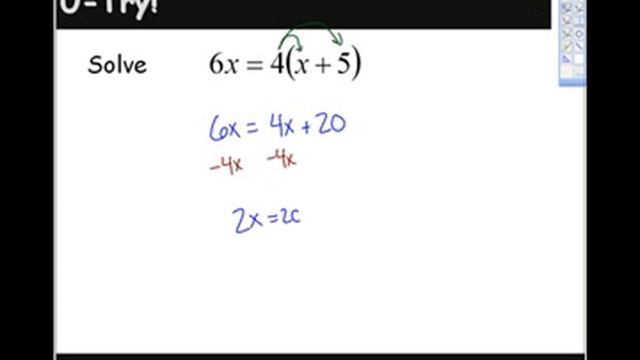 A1 3_3 Equations with Variables on Both Sides.wmv смотреть онлайн