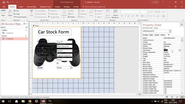 1.5 (1) Access 2016 - Adding backgrounds to form (method 1) смотреть онлайн