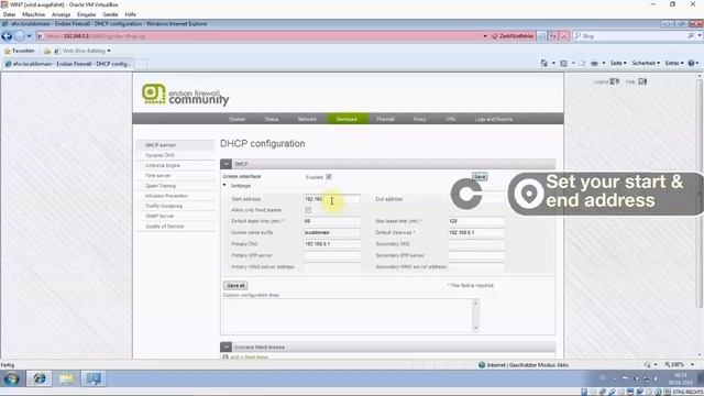 How to Configure Endian Firewall |DHCP Server|SSH|Transparent Proxy| Part 3/3 смотреть онлайн