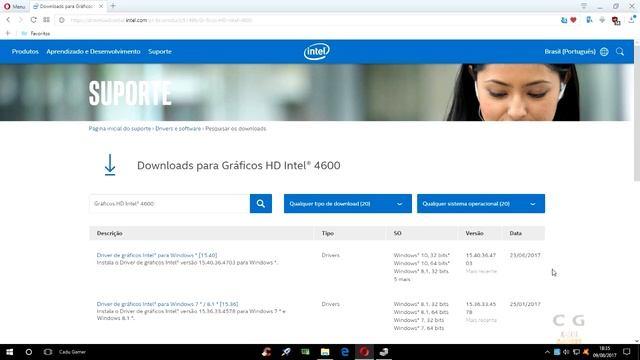 Como Atualizar o Driver da Intel HD Graphics e do Fabricante Todas Versões смотреть онлайн
