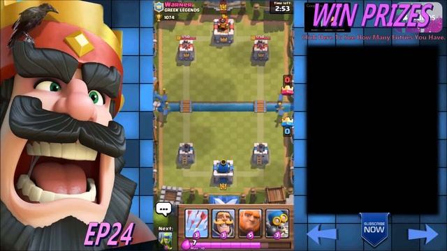 CLASH ROYALE - EP24 - $10 GOOGLE PLAY / iTUNES - GIVEAWAY - Fight to lvl 7 928/1000 смотреть онлайн