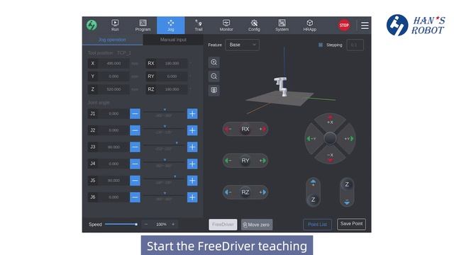 Hans Robot 10 Manual Operation