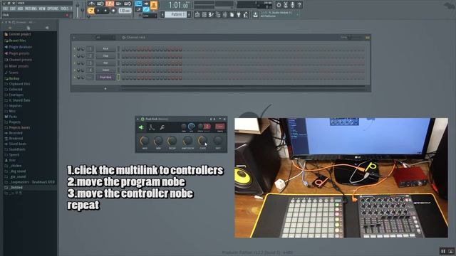 How to link controller nobe to FL Studio смотреть онлайн