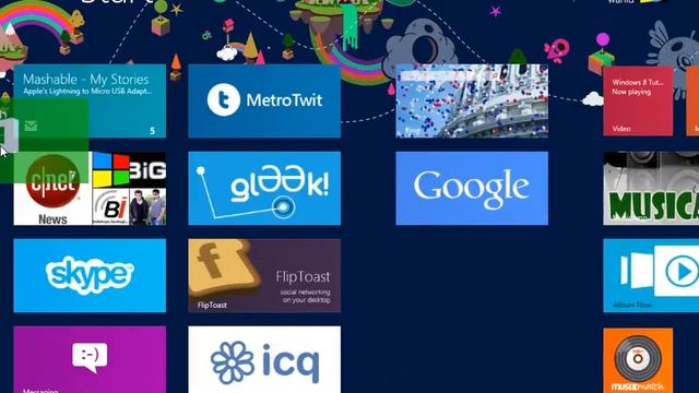 Windows 8 Tutorial: How to Pin/Unpin app tiles from Start Screen смотреть онлайн