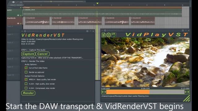 How to dub foley sound on to video using your DAW with VidPlayVST and VidRenderVST смотреть онлайн