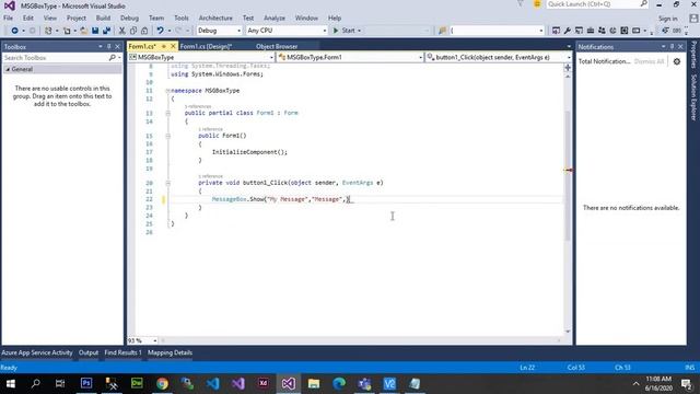 C# Windows Application Tutorial #4 Message Box Types смотреть онлайн