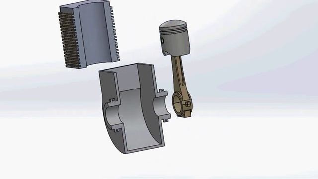 Assemble Parts By Solidworks #Solidworks #Engine Part Tutorial#Design