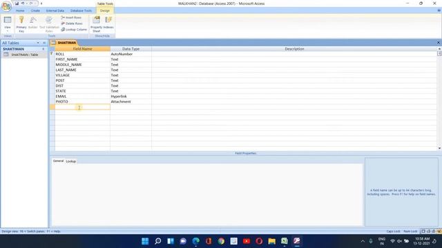 HOW TO CREATE DATABASE AND TABLE IN MS ACCESS смотреть онлайн