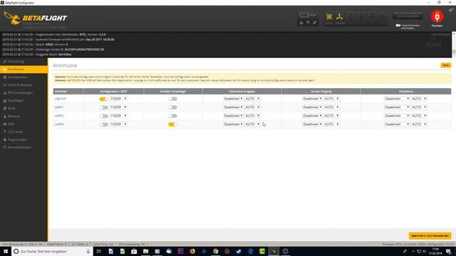 BetaFlight Basics (deutsch) Part 3 - Bereich "Anschlüsse" смотреть онлайн