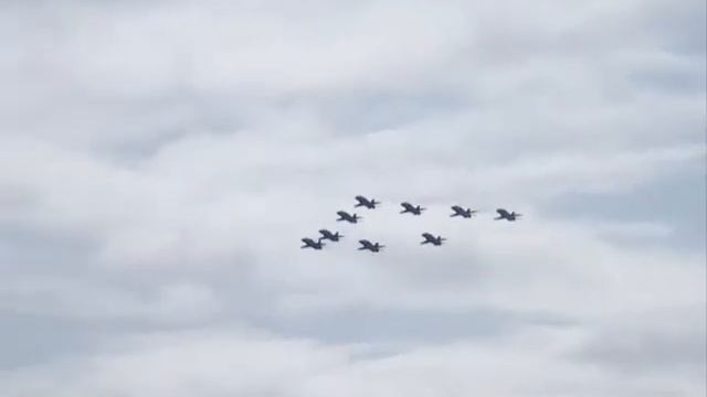 Red Arrows display at Plymouth Air Show смотреть онлайн