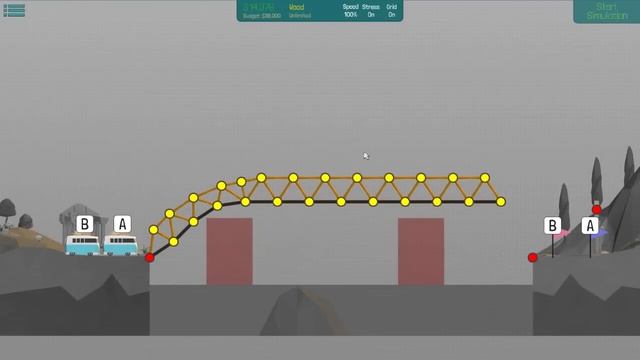 Poly Bridge 06 - 24m Double Drawbridge (Poly Bridge Walkthrough) смотреть онлайн