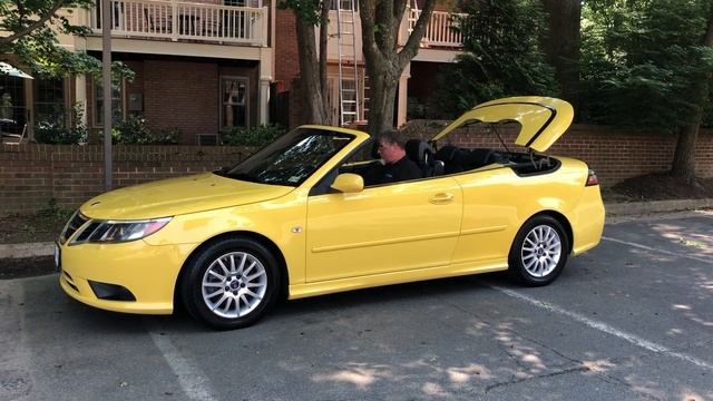 2009 Saab 9-3 Yellow Top смотреть онлайн