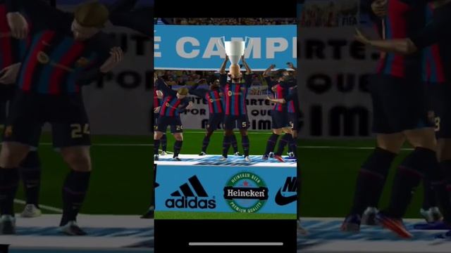 FTS 23 🔥campeão da Champions ligue com Barcelona e lá liga 11 colocado смотреть онлайн