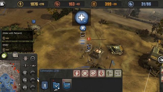 Allied Withrawal | Skirmish 3 vs 3 | Part-1 | Company of Heroes Android Gameplay смотреть онлайн