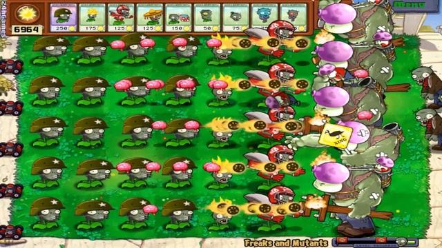 100% All GARGANTUAR Zombies - Plants vs Zombies Mod смотреть онлайн