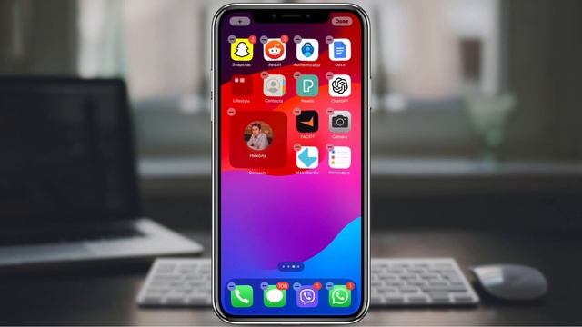 How To Add Contact Widget On Home Screen iOS 17 смотреть онлайн