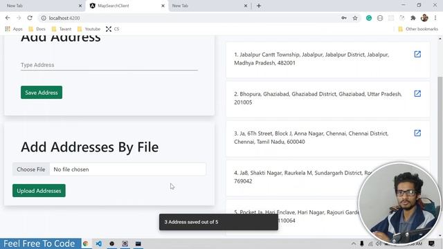 Address Search App Demo | Angular | Spring 🔥🗺 смотреть онлайн