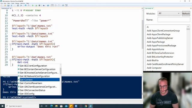 PowerShell Tutorial 6 : If, elseif, else [Beginners] смотреть онлайн