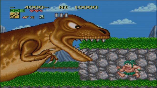 Joe & Mac GAMEPLAY [SNES] - No Commentary смотреть онлайн