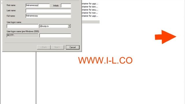 how to copy user in windows 2008 R2 domain WWW.I-L.CO смотреть онлайн