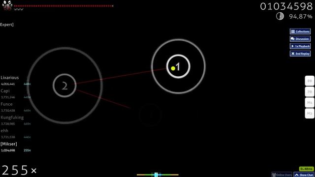 Osu! "Mrs.GREEN APPLE - Inferno (TV Size) [Browiec's Expert]" смотреть онлайн