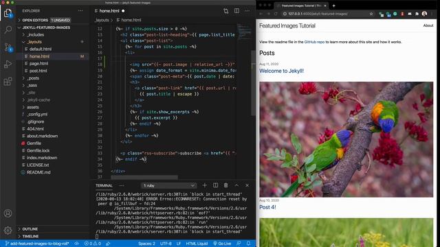 Add featured images to your Jekyll blog roll (Part 2) смотреть онлайн