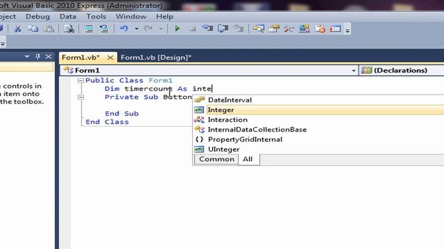 Visual Basic 2010 - Timer Tutorial смотреть онлайн