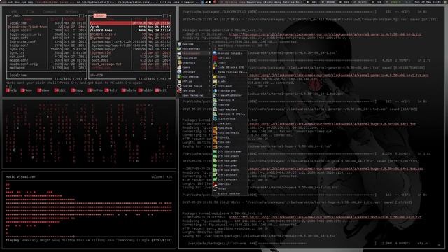 Awesome Window Manager (4.0) on Slackware Linux смотреть онлайн