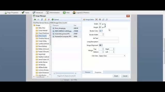 SharpSchool: Resizing a photo in the image manager смотреть онлайн