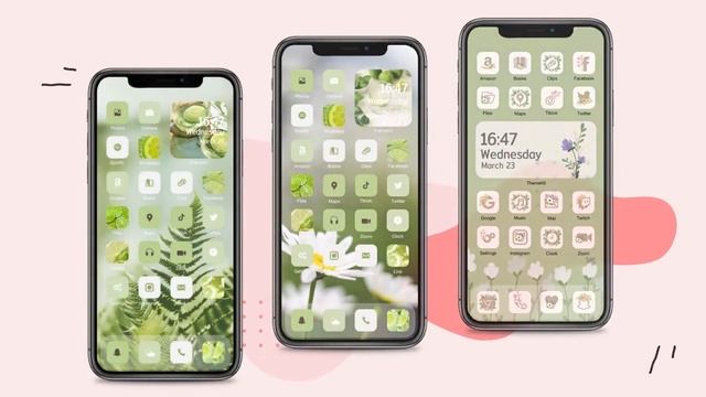 Aesthetic icons, widgets, and themes for Android 2022｜ThemeKit -Themes & Widgets 💕 смотреть онлайн