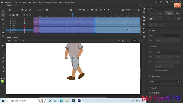 walking adobe character animator || How To Create Walking Character | Adobe Animate Tutorial | CL-1 смотреть онлайн