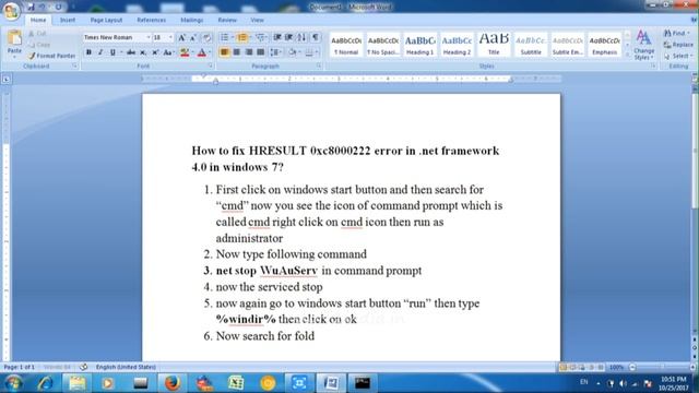 How to fix HRESULT 0xc8000222 error in .net framework 4.0 in windows 7 смотреть онлайн