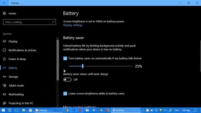 Windows 10 Fall Creators update tips How to save power when running on battery смотреть онлайн