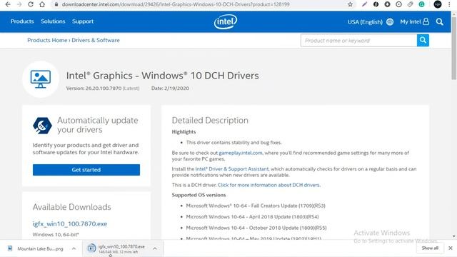 How to Download & Install Intel HD Graphic Driver for Laptop & PC Official | tutorial Bangla in 202 смотреть онлайн