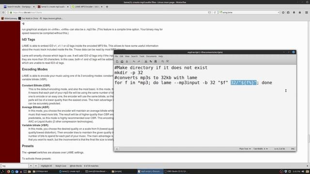 Managing MP3s with Lame in Linux: Terminal Linux Application for MP3s смотреть онлайн