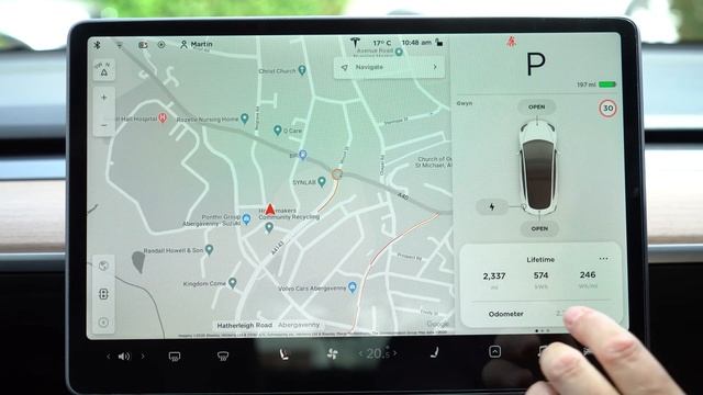 Tesla M3 UI in-depth review 2020 (Part 1) смотреть онлайн