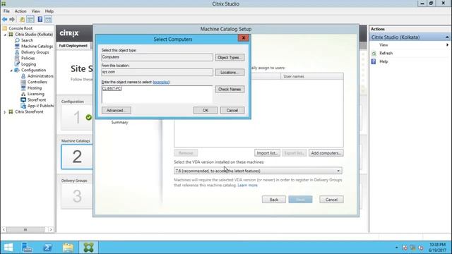 CITRIX XEN APP MACHINE CATALOG CREATION Part5 смотреть онлайн