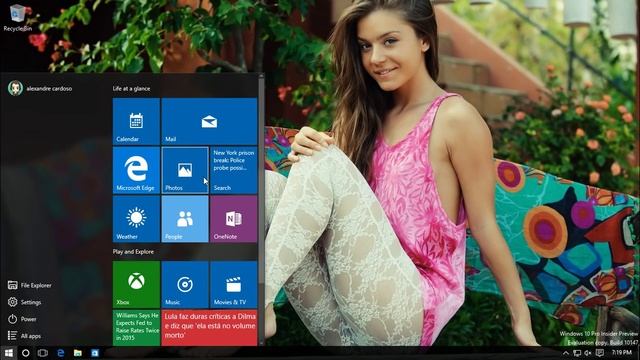 REVIEW WINDOWS 10 BUILD 10147 PT-BR смотреть онлайн