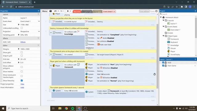 Construct 3 TDS Global Variables and Score смотреть онлайн