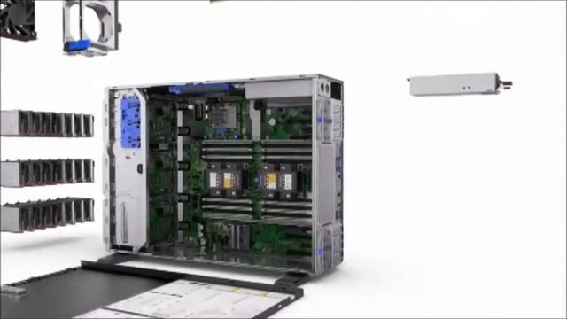 HP Server ML350 Gen 10 смотреть онлайн