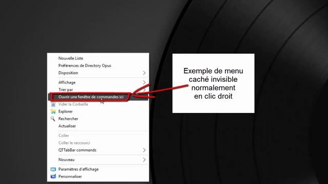 Personnalisation Windows 10 : enrichir le menu droit ( fin ) et menu caché ... смотреть онлайн