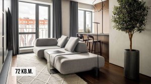 Эта квартира не имеет себе равных! Обзор шикарной квартиры для семьи 72 кв.м. Дизайн интерьера 2024