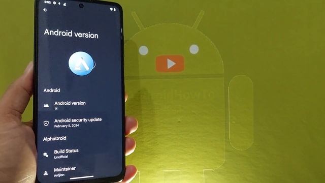 AlphaDroid 2.0 Unofficial For Poco X3 Android 14 ROM Update: 240218