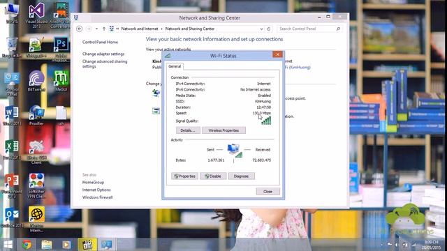 How to show WiFi password on windows 7 & 8.1 смотреть онлайн
