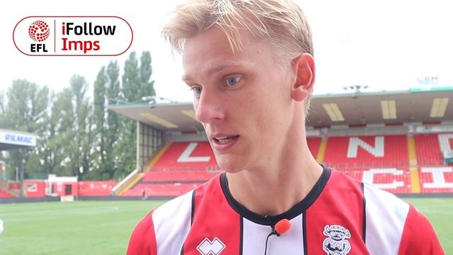 Lincoln's Lasse Sorensen has enjoyed pre-season смотреть онлайн