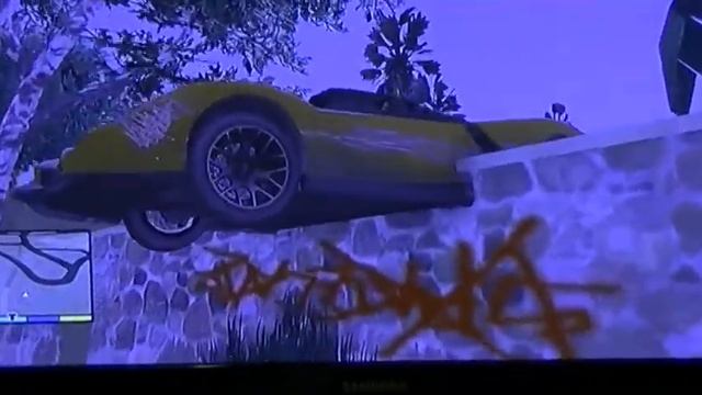 GTA5 - display bug - Car stuck in wall смотреть онлайн